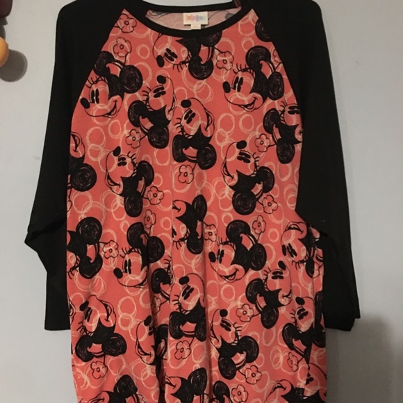 LuLaRoe Tops - Brand New Disney Minnie Mouse Randy Top 3x
